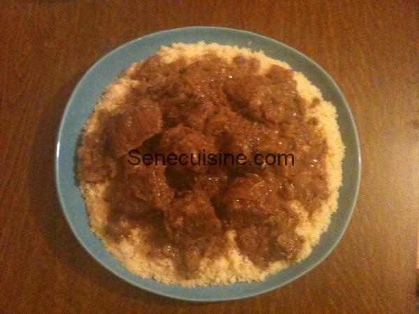 Couscous A La Viande Senecuisine Cuisine Senegalaise