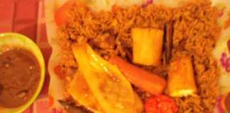 Thiebou kéthiakh avec sauce tamarin