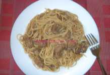 Spaghettis à la viande