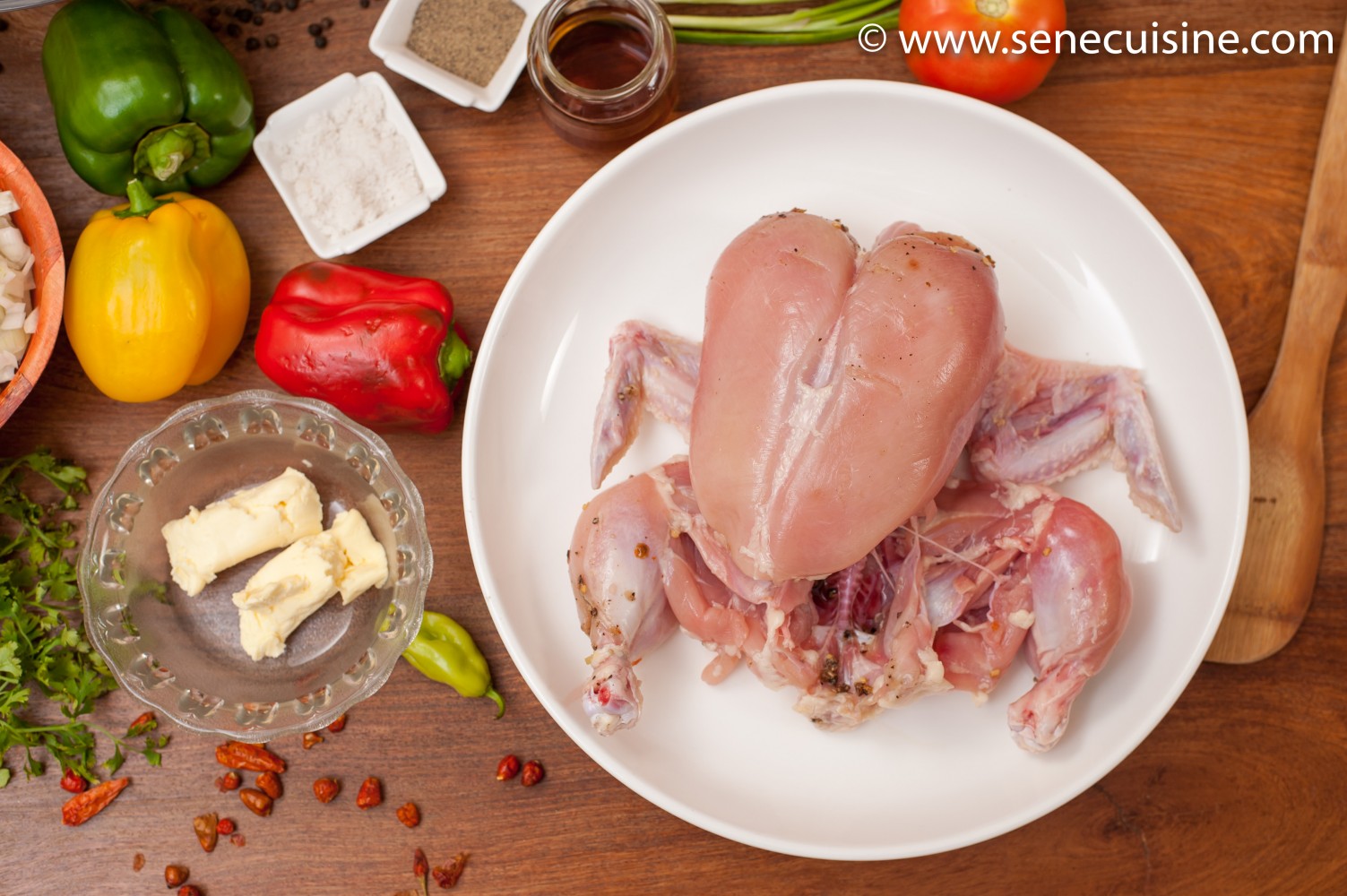 Ingr%C3%A9dients vermicelles au poulet 2 Senecuisine