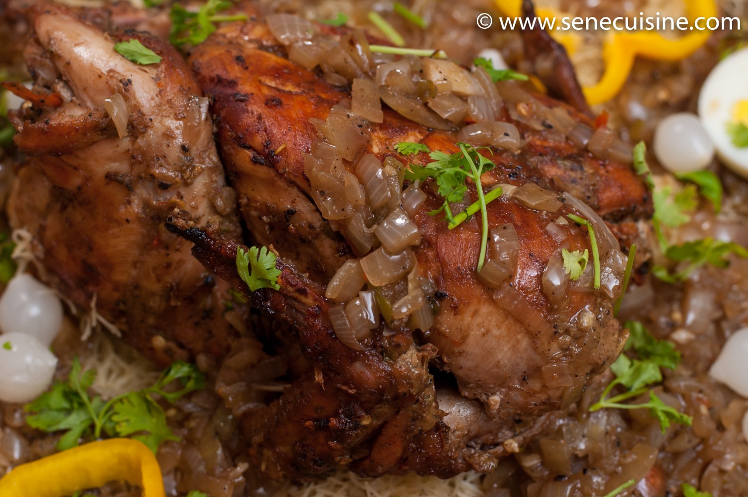 Vermicelles au poulet à la sénégalaise - Aistou Cuisine