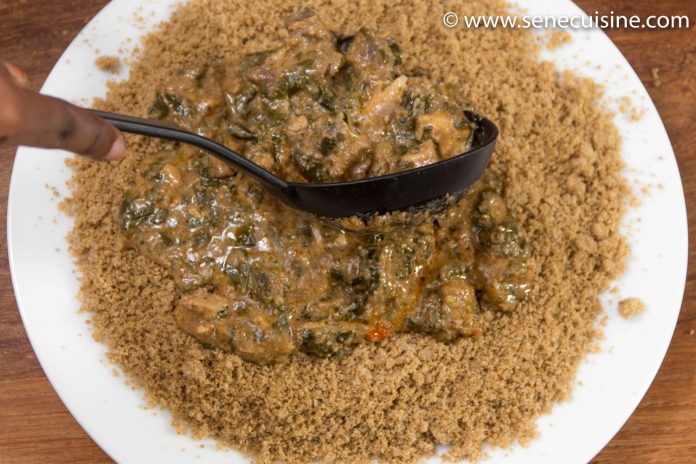 Thiéré bassi (couscous sauce arachide)