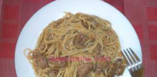 Spaghettis à la viande